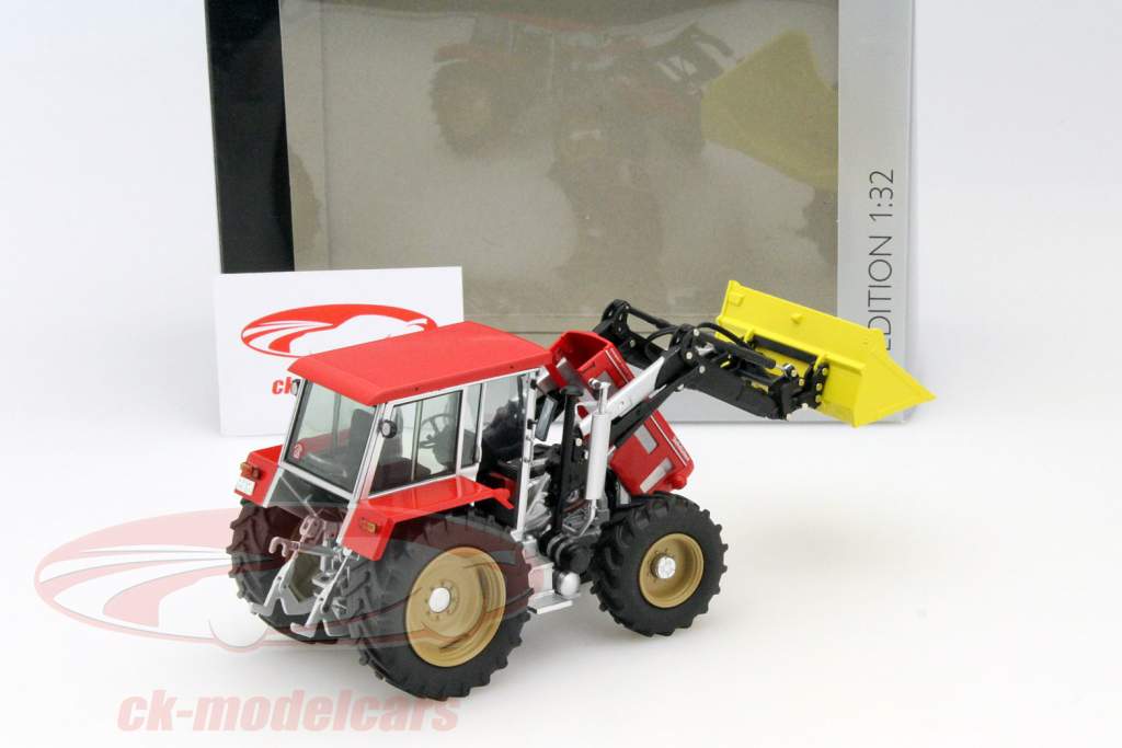 Schlüter Compact 1250 TV6 mit Frontlader rot 1:32 Schuco