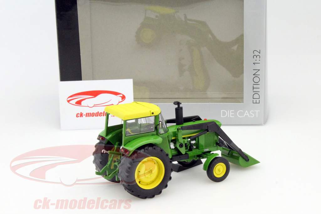 John Deere 3120 trattore con cappuccio e caricatori frontali verde 1:32 Schuco