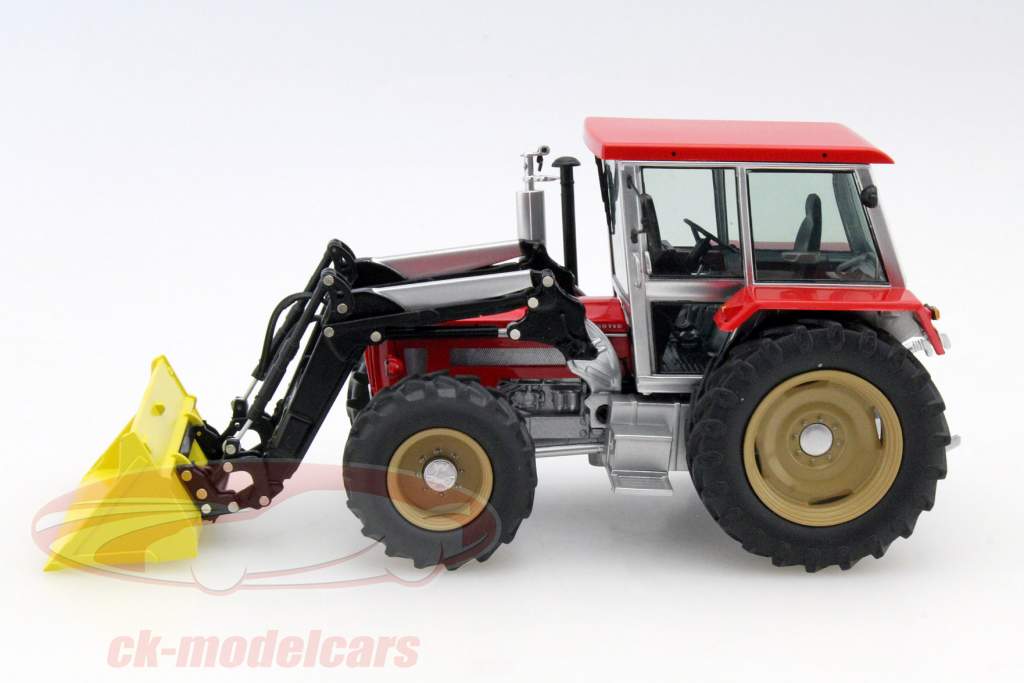 Schlüter Compact 1250 TV6 mit Frontlader rot 1:32 Schuco