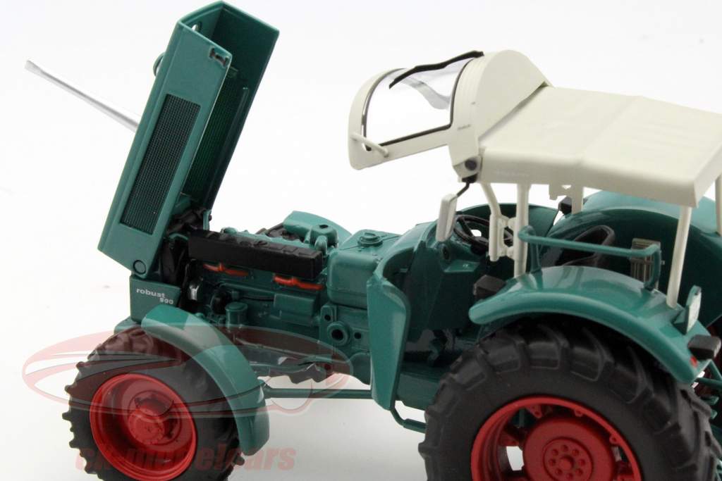 Hanomag Robust 900 con capucha verde 1:32 Schuco