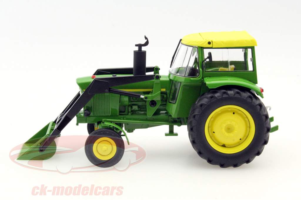 John Deere 3120 trattore con cappuccio e caricatori frontali verde 1:32 Schuco