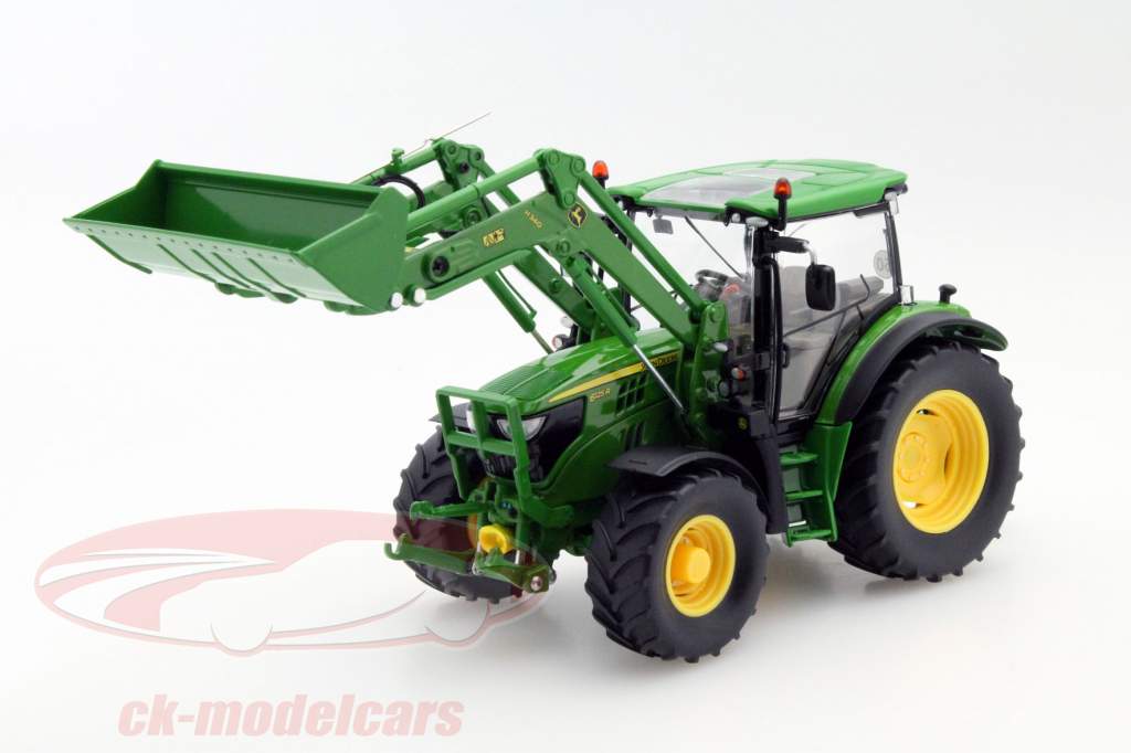 John Deere 6125R Traktor mit Frontlader grün 1:32 Wiking