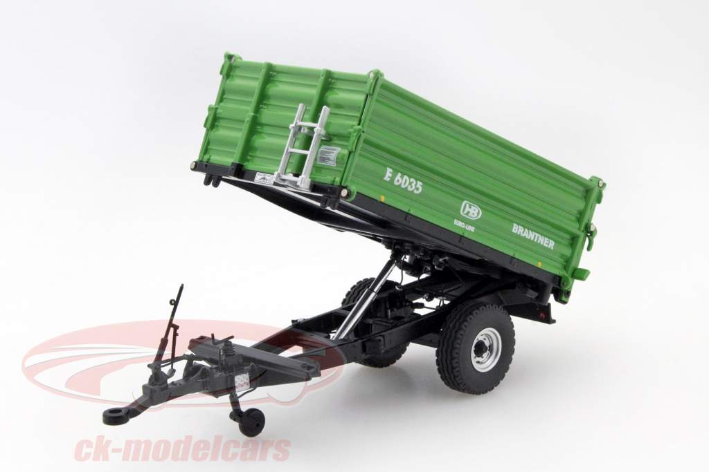 Brantner E 6035 Einachs-Dreiseitenkipper grün 1:32 Wiking