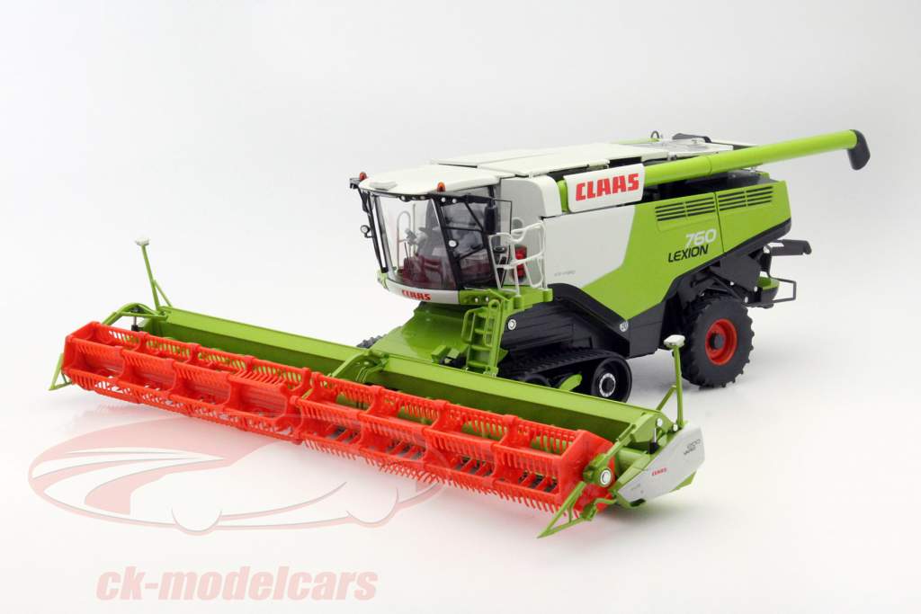 Wiking 1:32 Claas Lexion 760 TT Harvester with V1200 corn