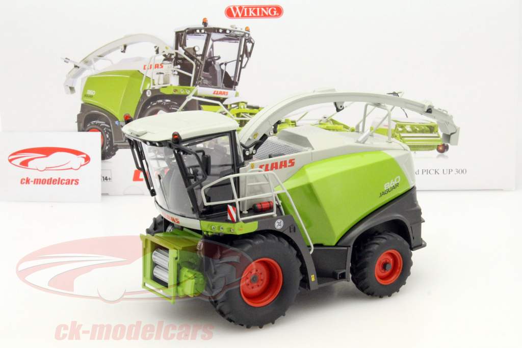 wiking 1/32 CLAASツインレーキ Wiking 1:32 Claas Jaguar 860 Feldhäcksler with Orbis 750 and
