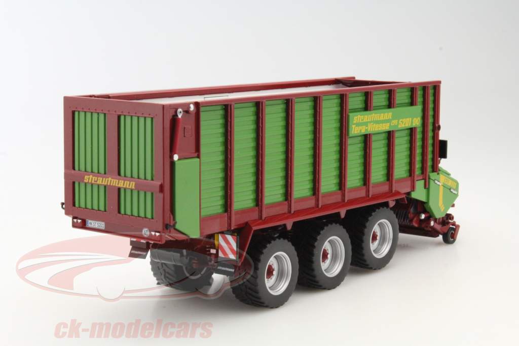 Strautmann Tera Vitesse snittevogne grøn / rød 1:32 Wiking