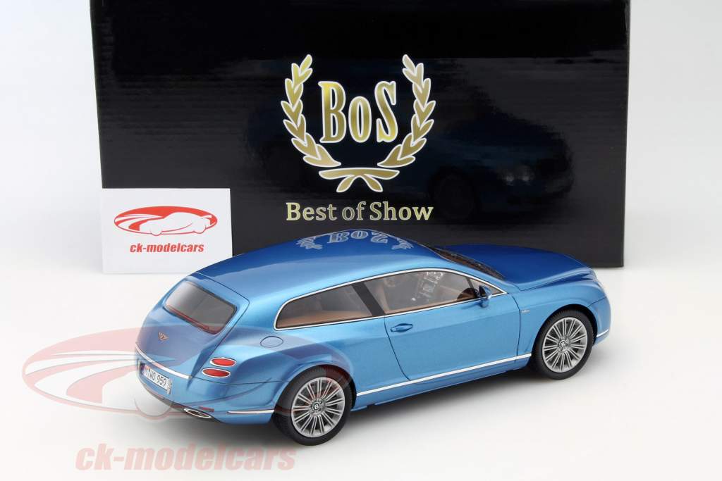 Bentley Continental Flying Star by Touring ブルー メタリック 1:18 BoS-Models
