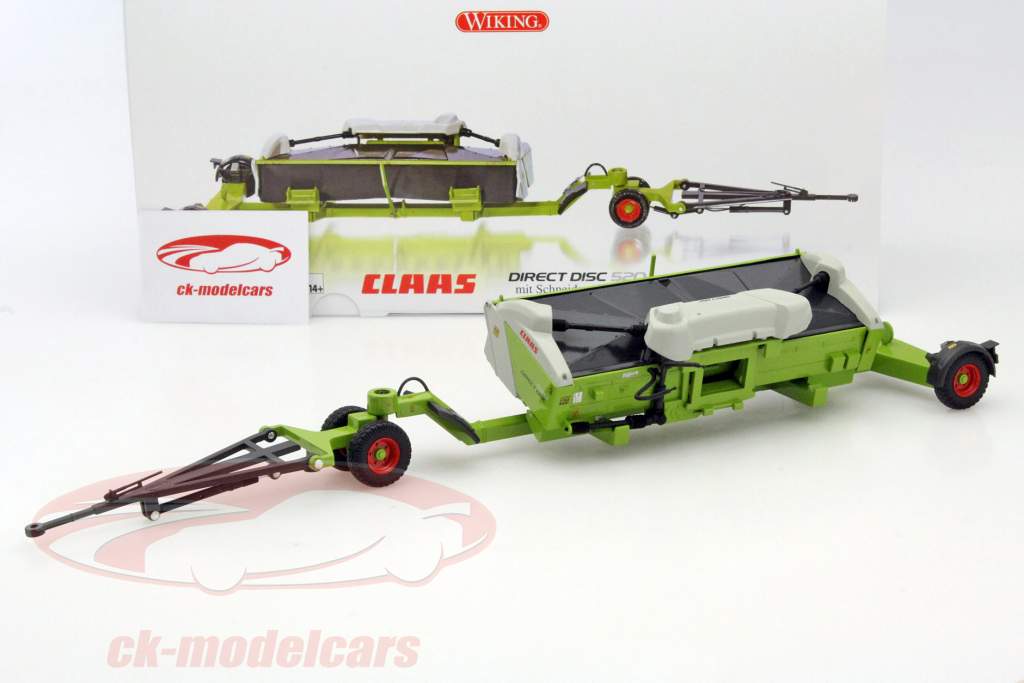 Claas Direct Disc 520 with Header trailer green 1:32 Wiking