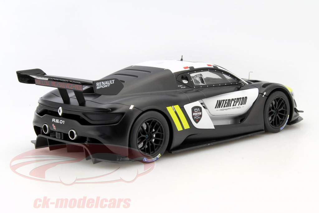 Renault R.S. 01 Interceptor Highway Patrol ブラック / ホワイト 1:18 Norev