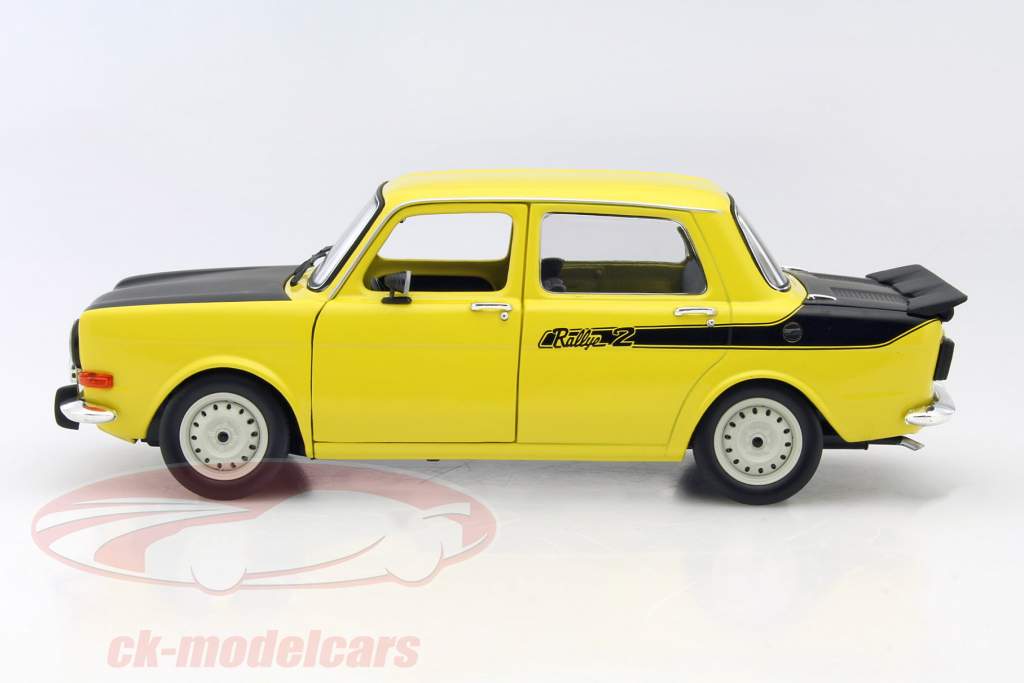 Simca 1000 Rallye 2 anno 1976 giallo 1:18 Norev
