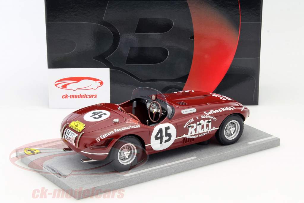 BBR Models 1:18 Ferrari 340 Spider Vignale #45 IV Carrera