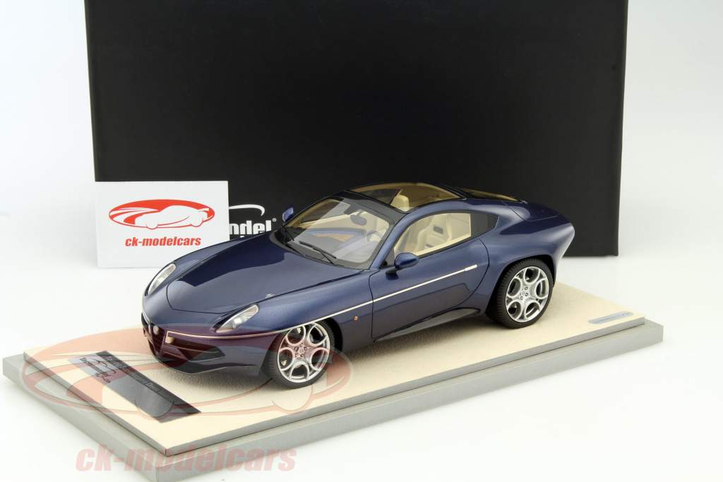 Touring Superleggera Disco Volante dunkelblau metallic 1:18 Tecnomodel