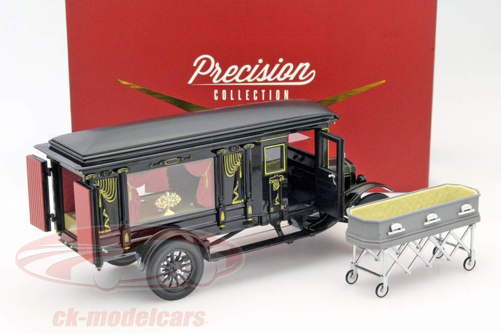 Ford Model T Hearse anno 1921 nero 1:18 Greenlight