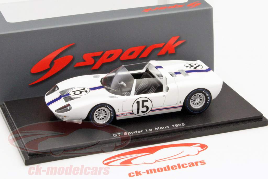 Spark 1:43 Ford GT40 Spyder #15 24h LeMans 1965 Trintignant