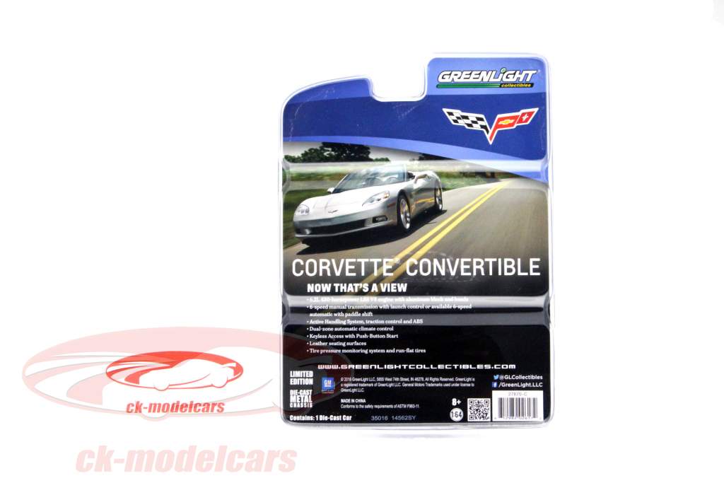 Chevrolet Corvette Convertible 年 2012 オレンジ 1:64 Greenlight