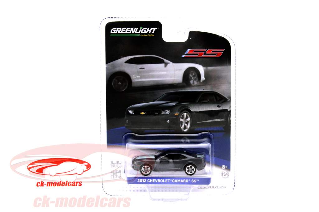 Chevrolet Camaro SS år 2012 grå 1:64 Greenlight