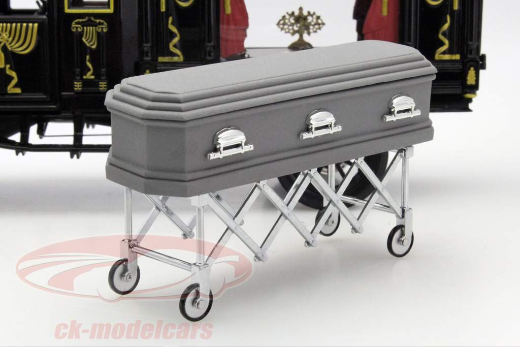 Ford Model T Hearse год 1921 черный 1:18 Greenlight