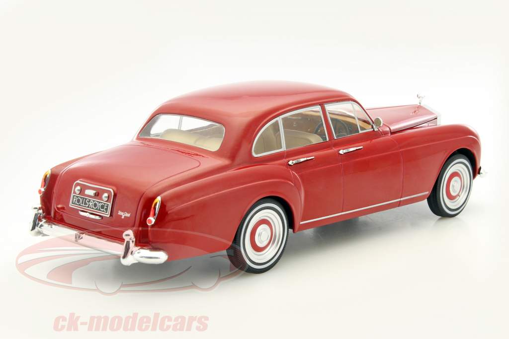 Rolls Royce Silver Cloud III Flying Spur RHD mørkerød 1:18 ModelCar Group