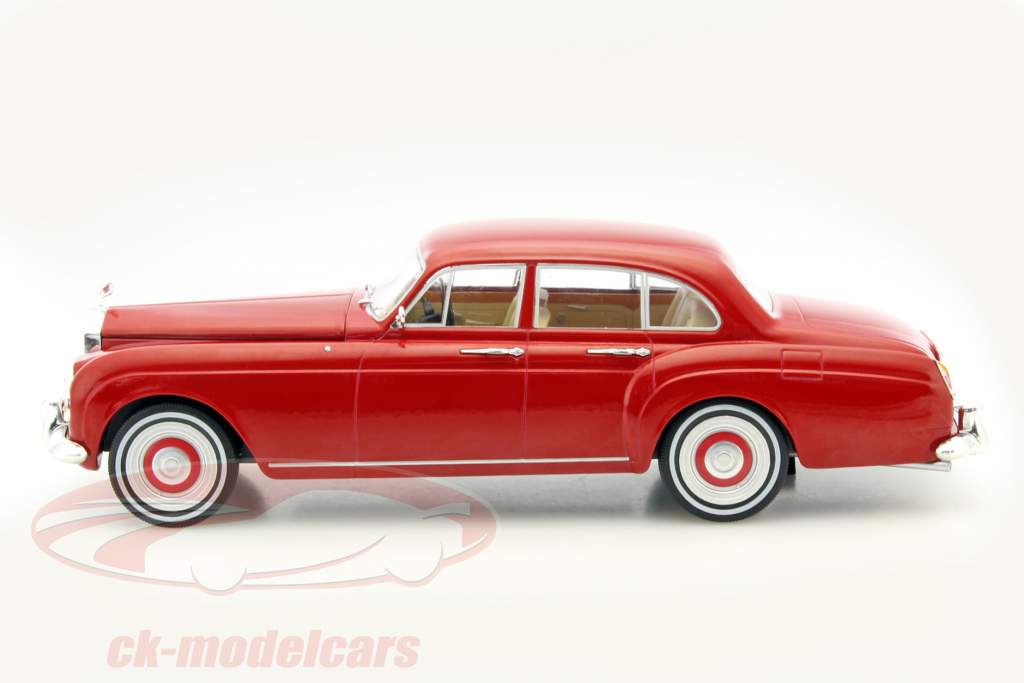 Rolls Royce Silver Cloud III Flying Spur RHD mørkerød 1:18 ModelCar Group