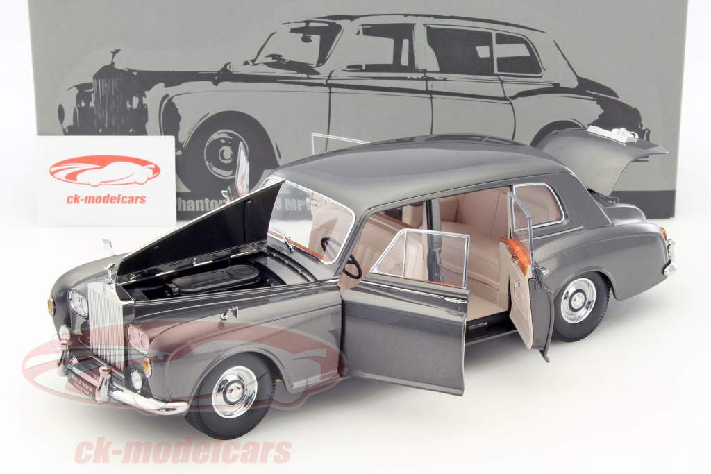 Rolls Royce Phantom V Limousine LHD Baujahr 1964 grau 1:18 Paragon Models