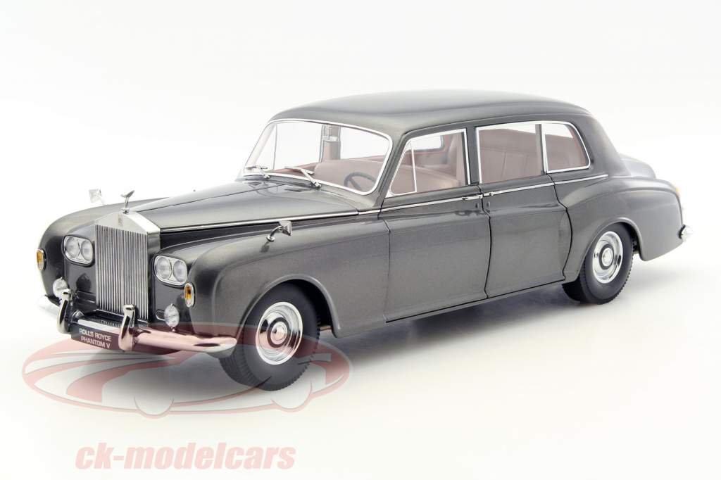 Rolls Royce Phantom V Limousine LHD Baujahr 1964 grau 1:18 Paragon Models