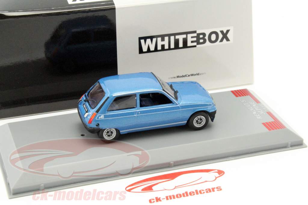 Renault 5 Alpine jaar 1976 blauw 1:43 WhiteBox