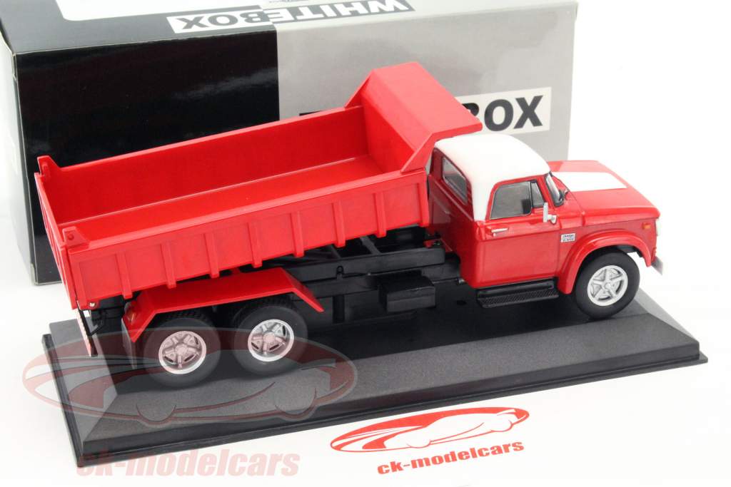 Dodge D950 赤 / ホワイト 1:43 WhiteBox