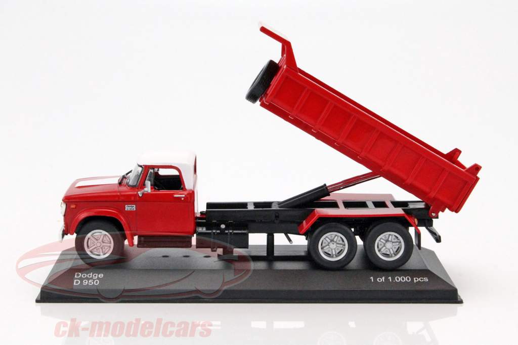 Dodge D950 rouge / blanc 1:43 WhiteBox