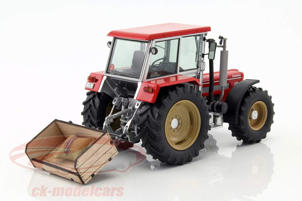 Schlüter Compact 1350 TV6 mit Kraftheber rot 1:32 Schuco