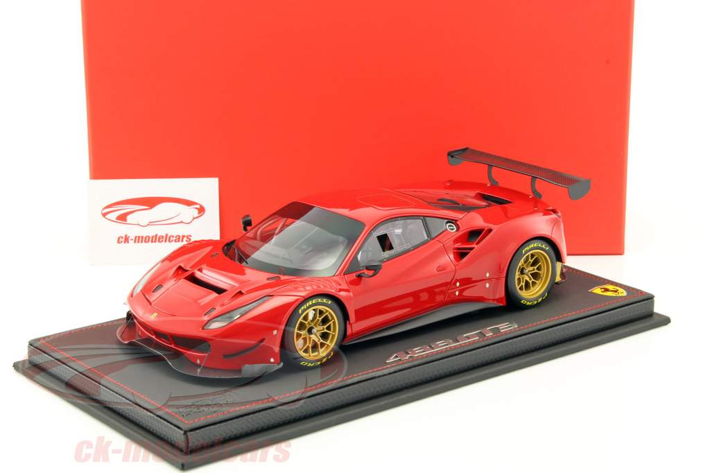 Ferrari 488 GT3 Presse Version 2015 rot 1:18 BBR
