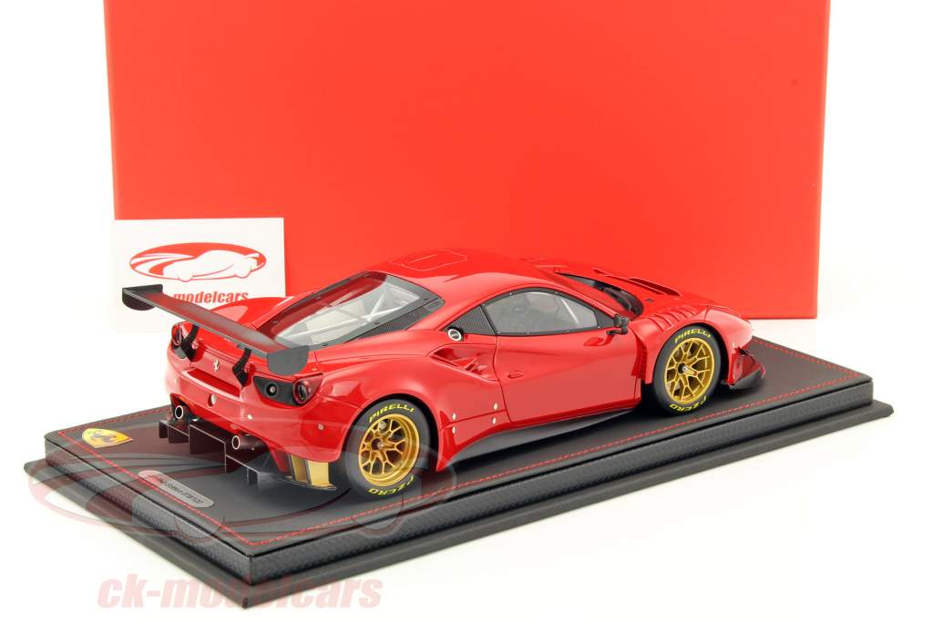 Ferrari 488 GT3 Presse Version 2015 rot 1:18 BBR