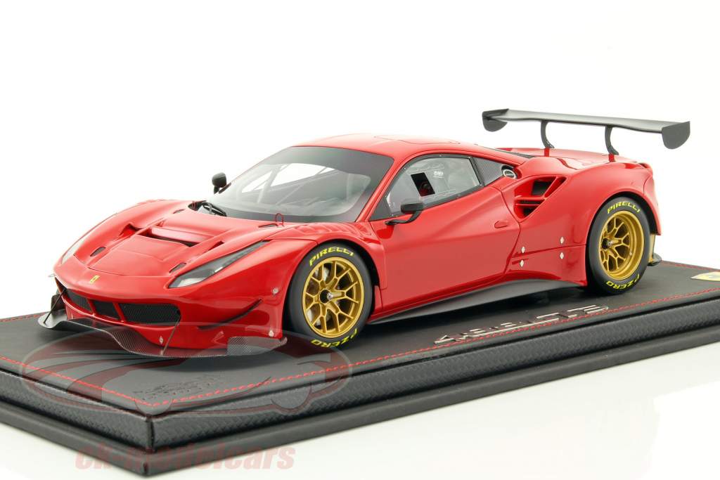 Ferrari 488 GT3 tryk udgave 2015 rød 1:18 BBR