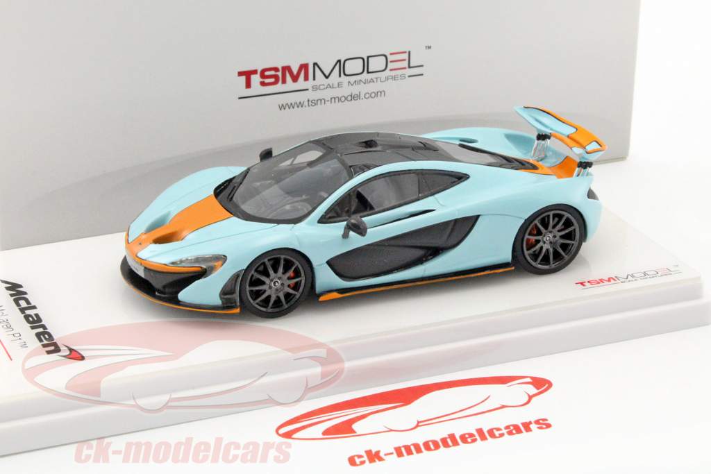 McLaren P1 建造年份 2014 Gulf Version 蓝 / 橙 1:43 TrueScale