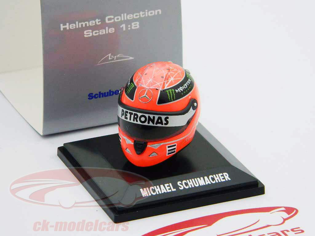 Michael Schumacher Fórmula 1 2011 Capacete / capacete 1:08 Centelha