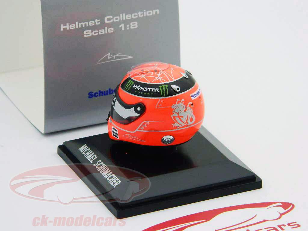 Michael Schumacher Fórmula 1 2011 Capacete / capacete 1:08 Centelha