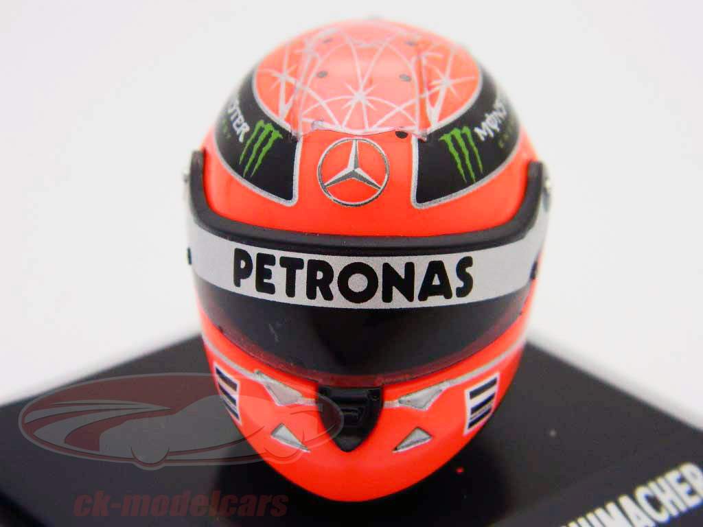 Michael Schumacher Fórmula 1 2011 Capacete / capacete 1:08 Centelha