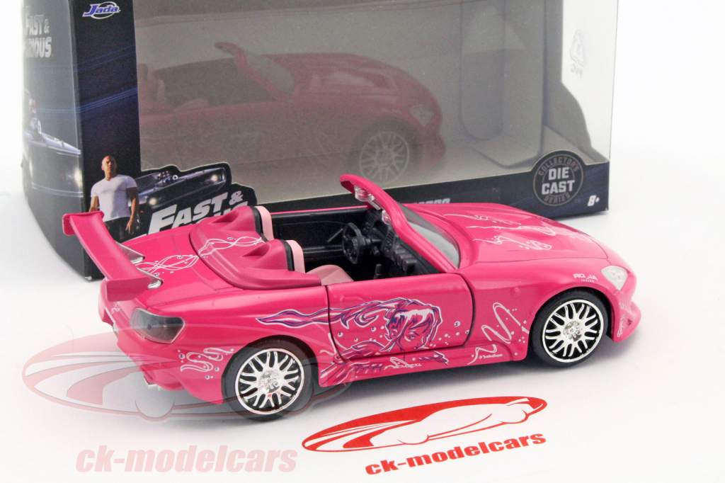 Suki's Honda S2000 2 Fast 2 Furious 2003 pink 1:32 Jada Toys