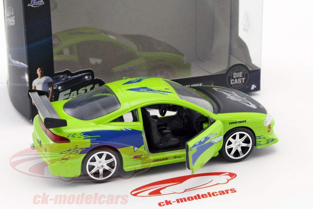 Brian's Mitsubishi Eclipse Fast and Furious grün 1:32 Jada Toys