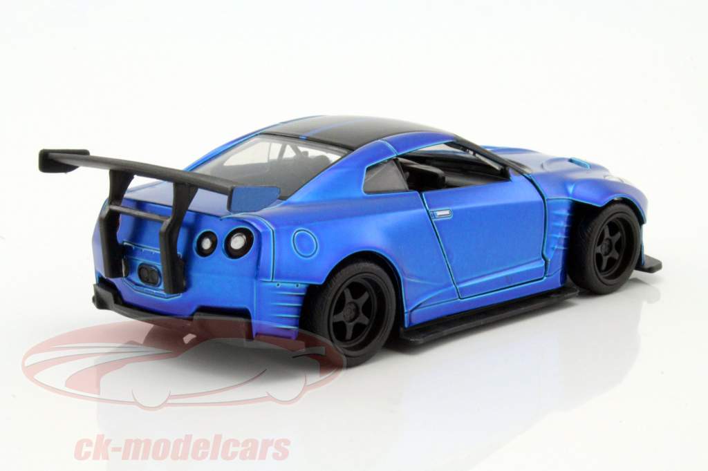 Brian's Nissan GT-R (R35) 建造年份 2009 Fast and Furious 蓝 1:32 Jada Toys