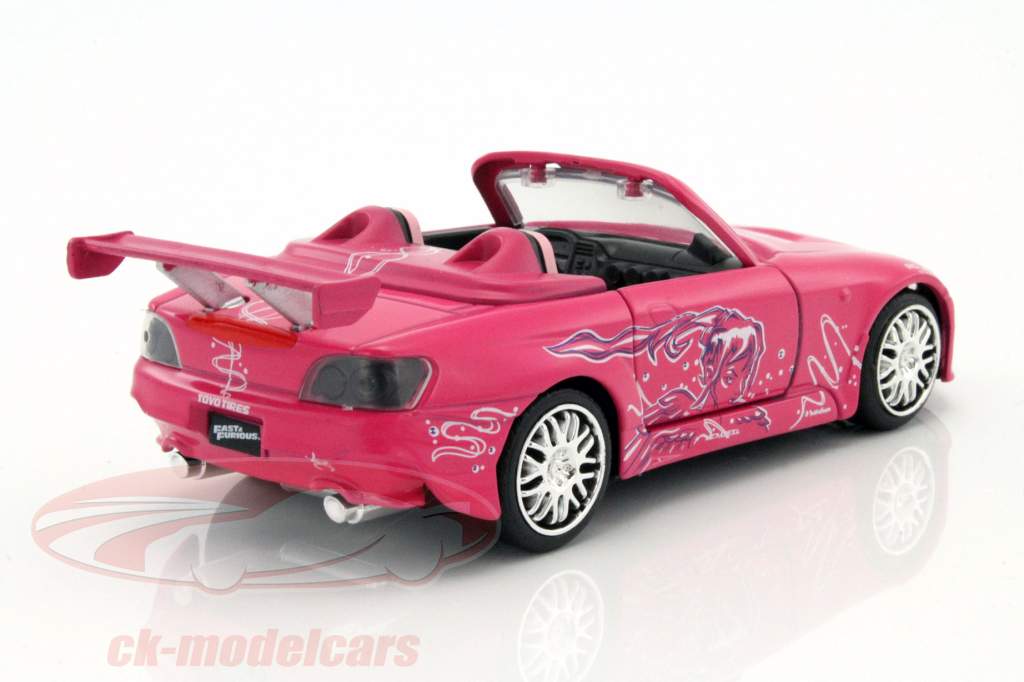 Suki's Honda S2000 2 Fast 2 Furious 2003 pink 1:32 Jada Toys