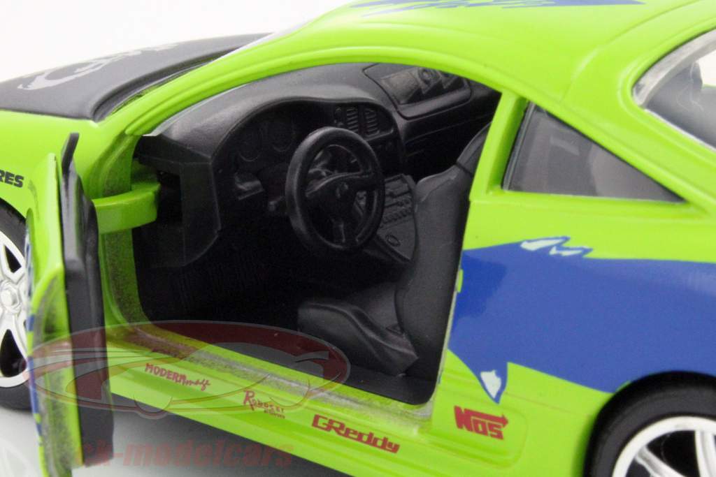 Brian's Mitsubishi Eclipse Fast and Furious grün 1:32 Jada Toys