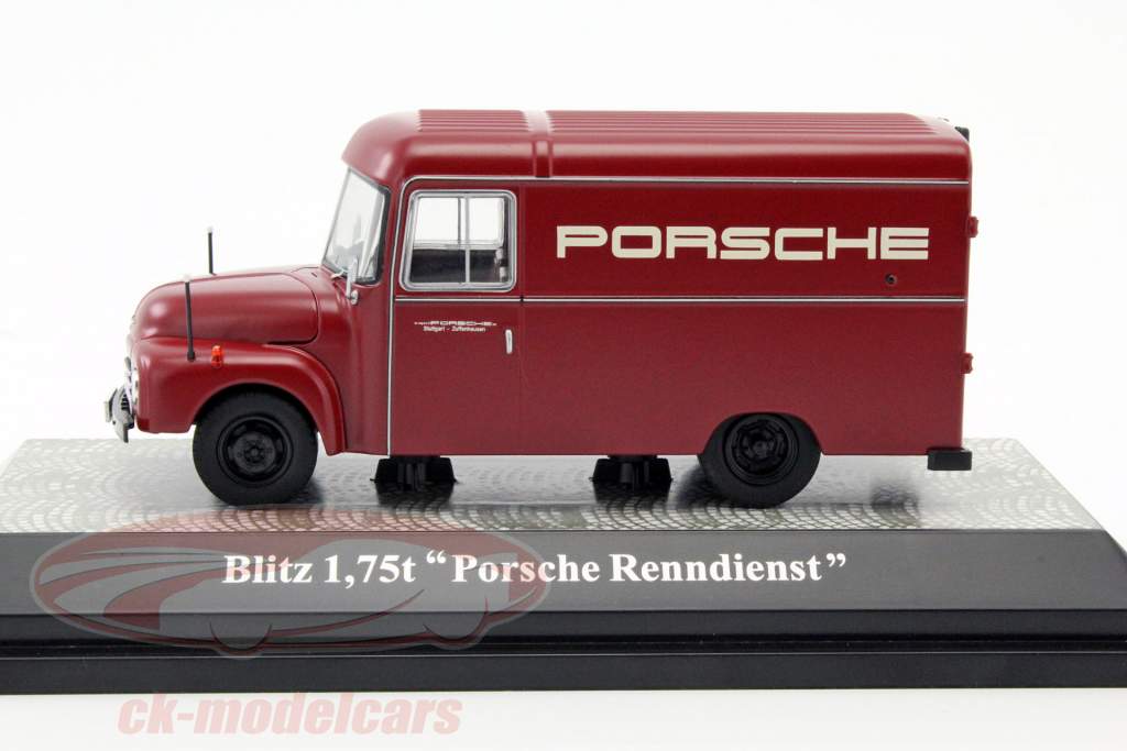 Opel Blitz 1,75 t Porsche レーシングサービス 赤 1:43 PremiumClassiXXs