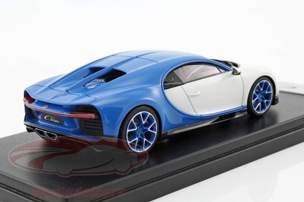 Bugatti Chiron 车展 日内瓦 2016 白 / 蓝 1:43 LookSmart