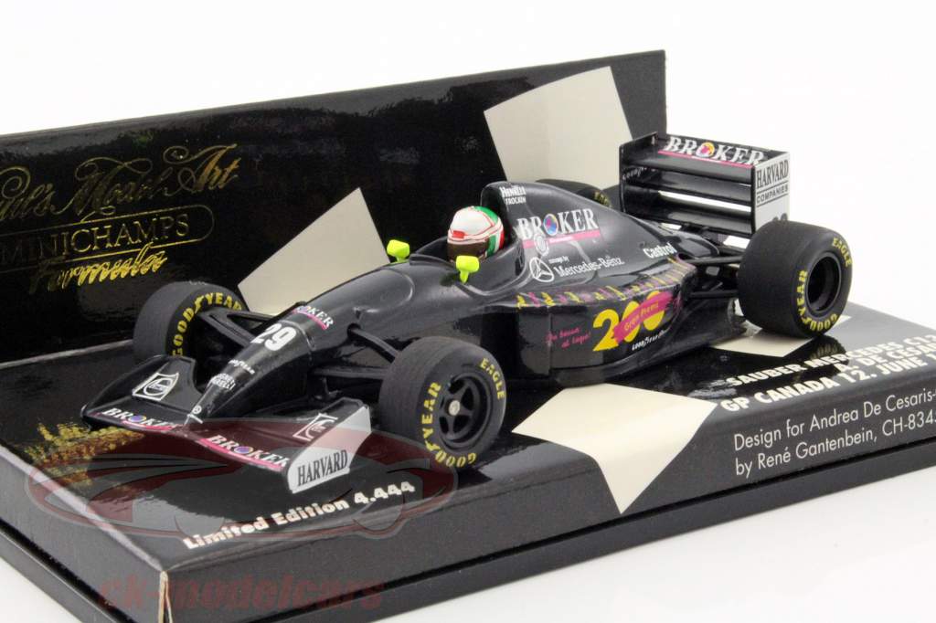 【ジャンク】PMA 1/18 Suber Mercedes C13 1994 Sauber Mercedes C13 Canadian GP 1994 A. de Cesaris