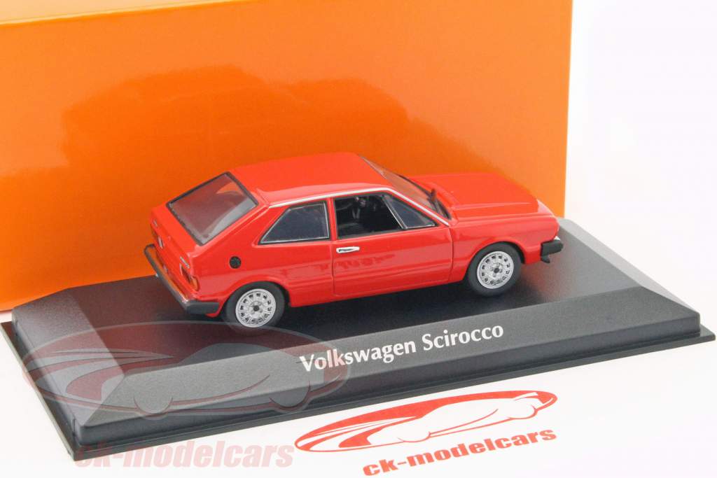 Volkswagen VW Scirocco año de construcción 1974 rojo 1:43 Minichamps
