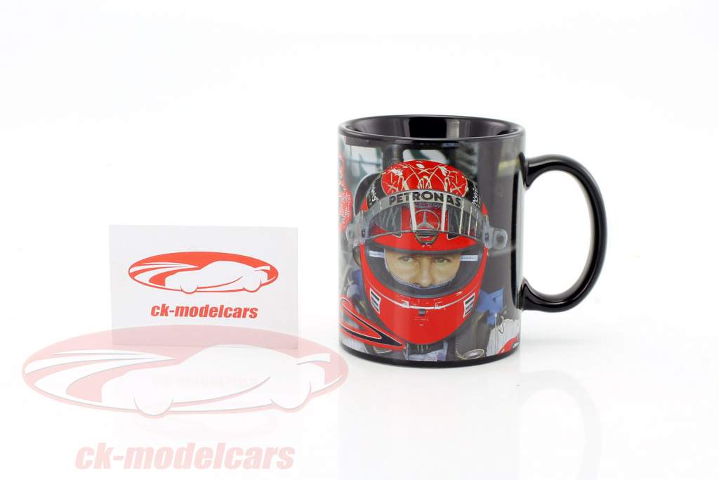 Michael Schumacher Cup helmet black / red / gold