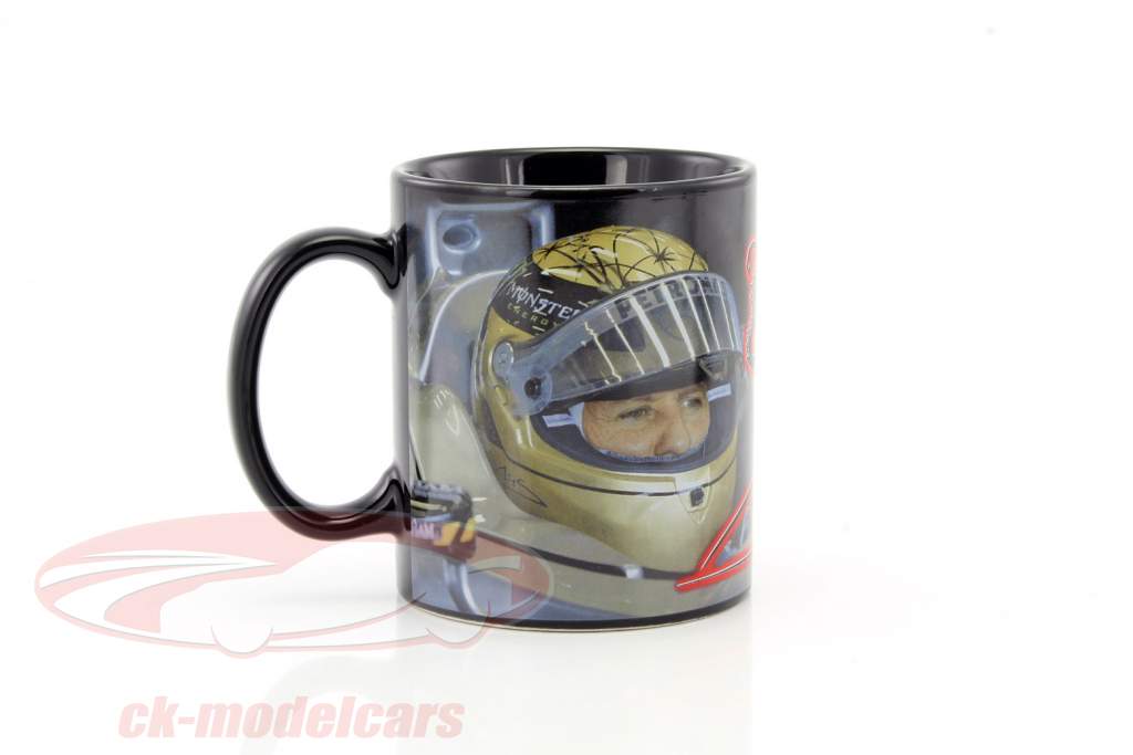 Michael Schumacher tazza casco nero / rosso / oro