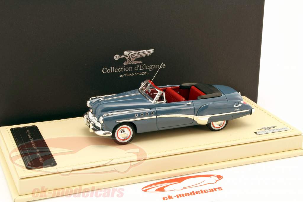 Buick Roadmaster Convertible year 1949 blue 1:43 TrueScale
