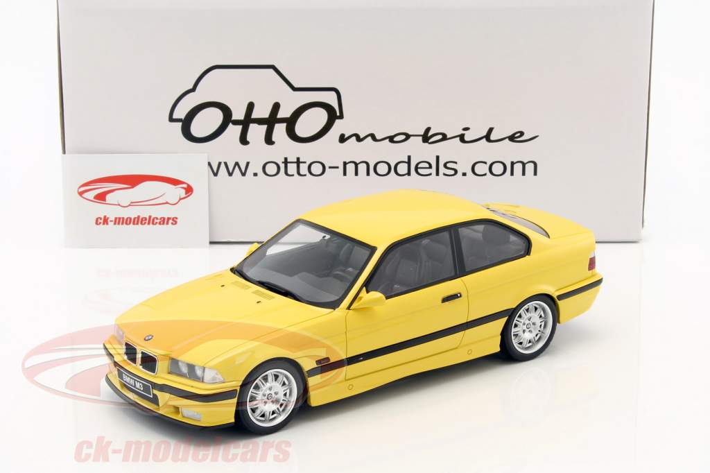BMW M3 E36 Coupe année de construction 1995 jaune 1:18 OttOmobile
