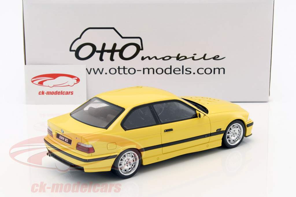 BMW M3 E36 Coupe année de construction 1995 jaune 1:18 OttOmobile
